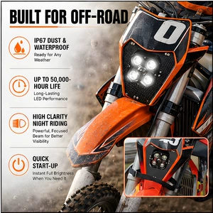 KTM Exc Sxf Xcw üçün Off-Road Motosiklet LED Fara