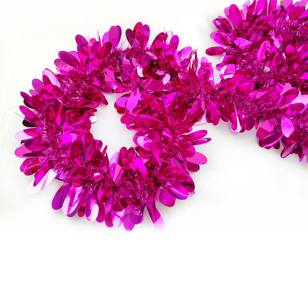 Navidad decoración colorida gota de agua tira de color fiesta de cumpleaños boda escena escalera barandilla decoración arreglo lana tira