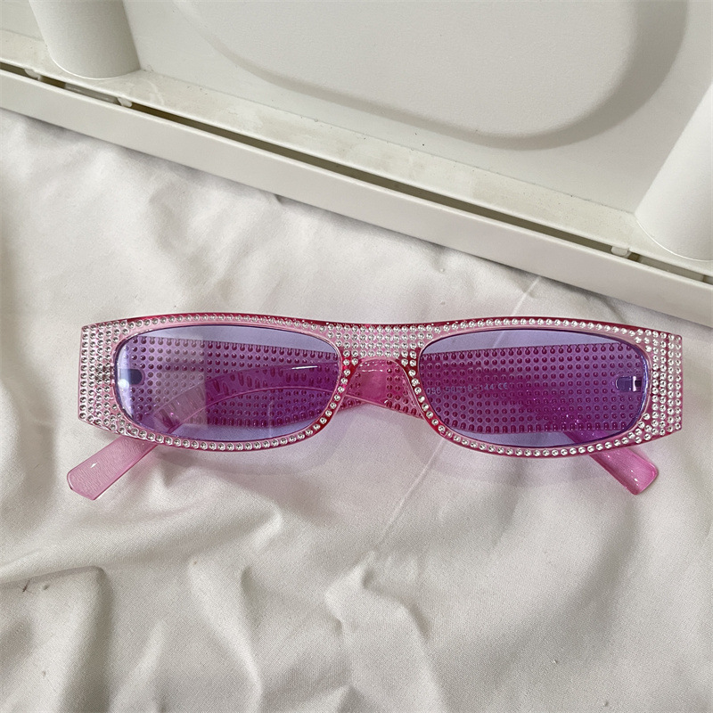 レトロな円枠サングラス紫色のドーパミンギャルメガネ男紫外線防止近視サングラス女性の丸い顔