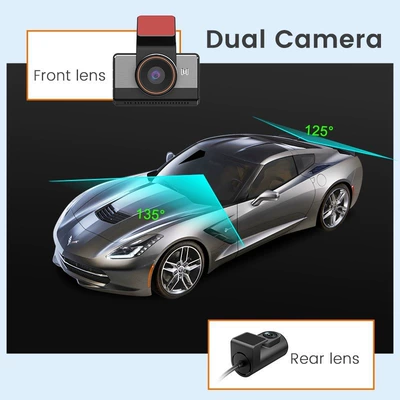 Front and Rear High-Definition Night Vision – Driving recorder