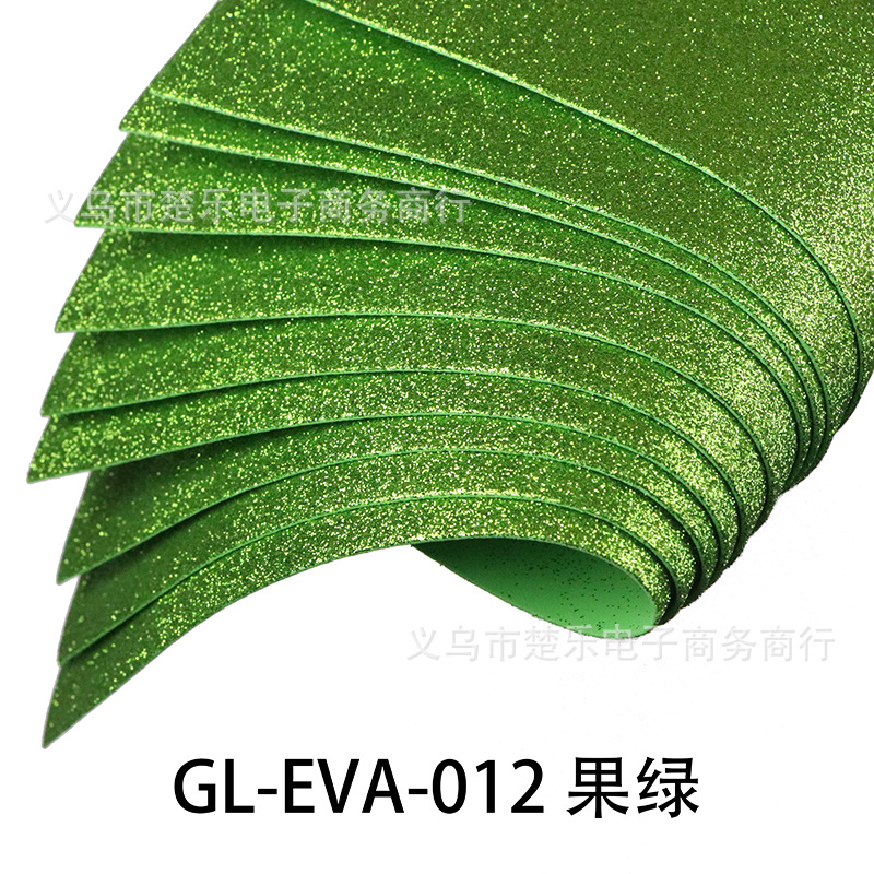 A4/A3/50x70 fábrica al por mayor Eva oro polvo esponja papel 2mm kindergarten DIY papel hecho a mano sin pegamento