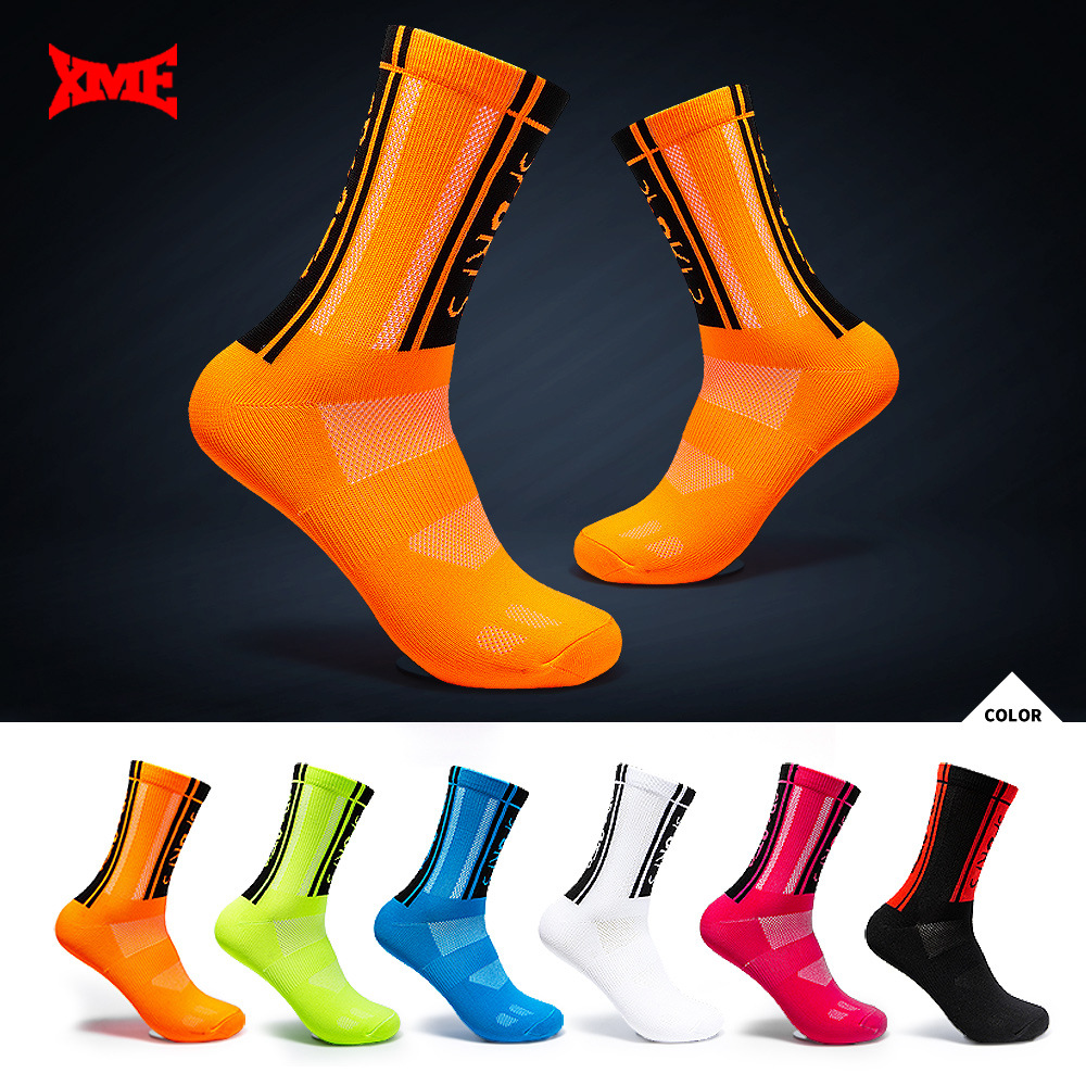 New Outdoor Cycling Socks Bicycle Race Socks Breathable Thin Sport Socks Cross Border Socks Factory