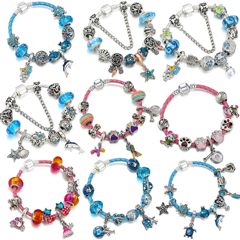 Pan's Ocean Series DIY Starfish Coral Goldfish Accessories Beads Women's Bracelet Foreign Trade Hot Selling Spot Wholesale