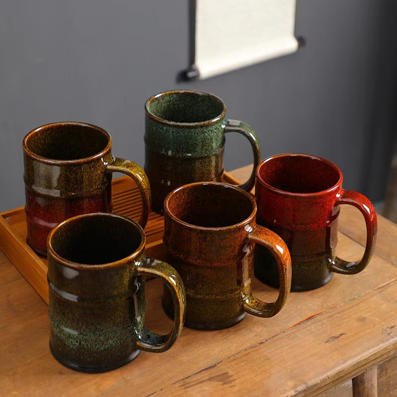 capacious ceramic creative coffee tea cup
