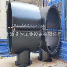 凿井管道马鞍管卡法兰三通 鞍座式三通管套增接口 鞍形嫁接异三通