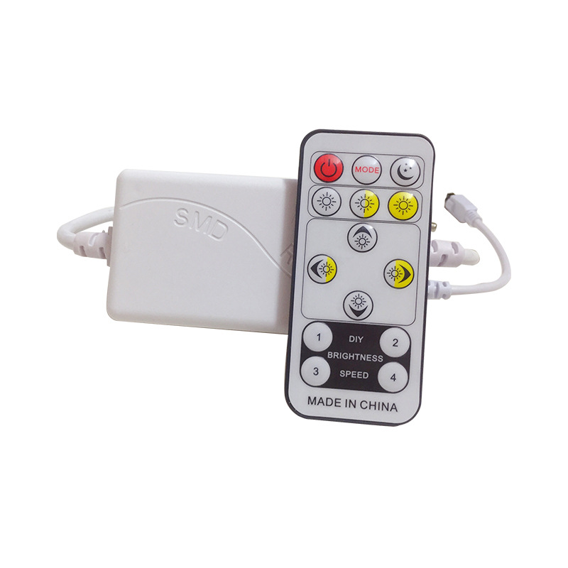 LED controller, two-color lamp, light strip, switch key, 14 keys, remote control, three colors