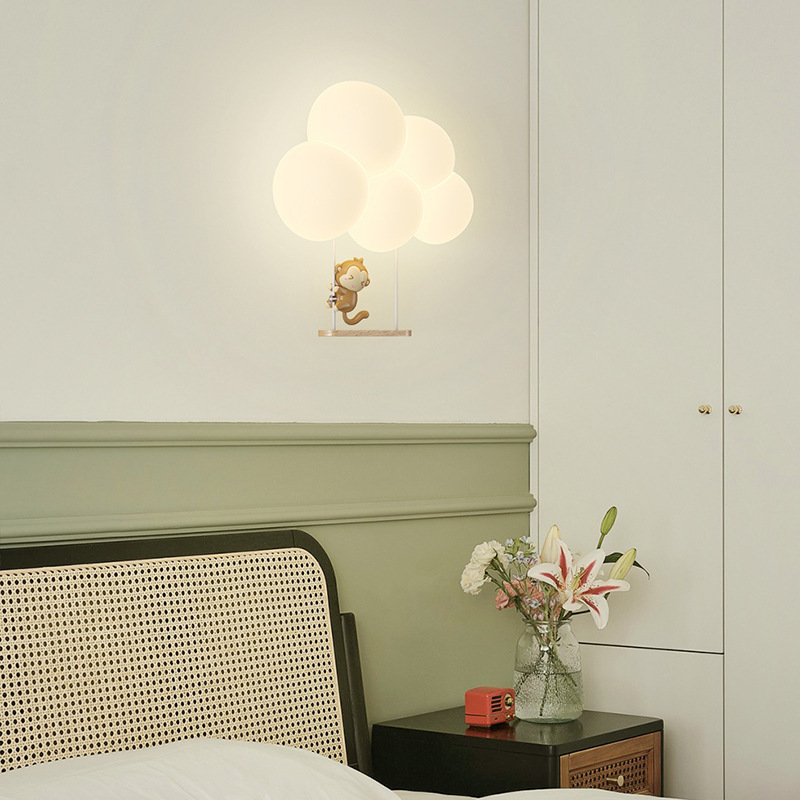 Cream wind wall lamp living room background wall bedroom bedside table lamp cartoon romantic 2024 new home wall lamp Cream wind wall lamp living room background wall bedroom bedside table lamp cartoon romantic 2024 new home wall lamp