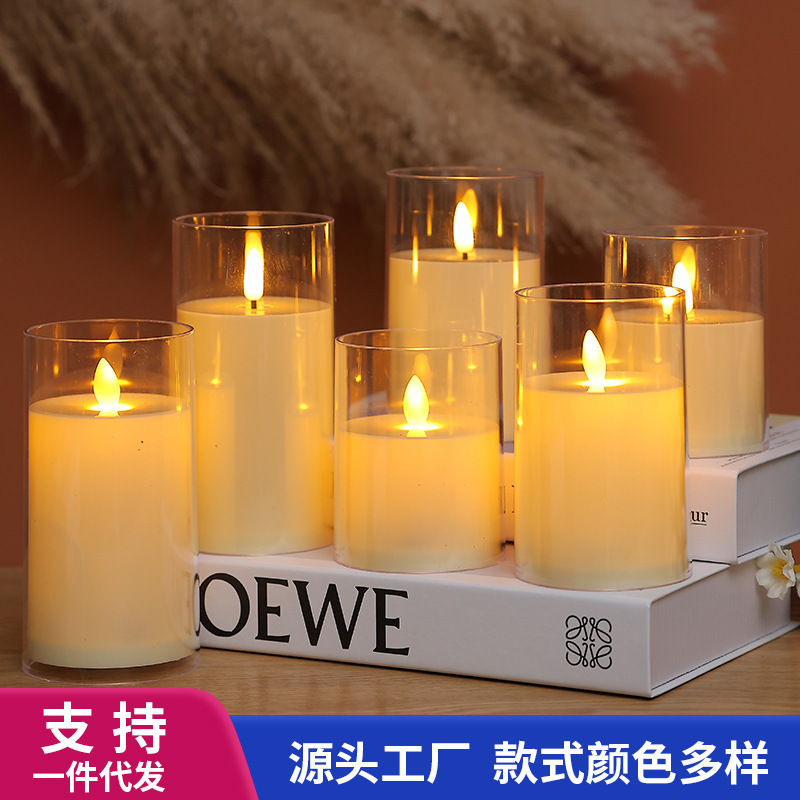 Electronic candle led electronic candle lamp ornaments simulation romantic birthday layout creative wedding props Everbright lamp Electronic candle led electronic candle lamp ornaments simulation romantic birthday layout creative wedding props Everbright lamp