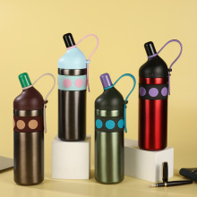 新款复古316不锈钢保温杯高颜值运动水杯大容量创意学生吸管杯