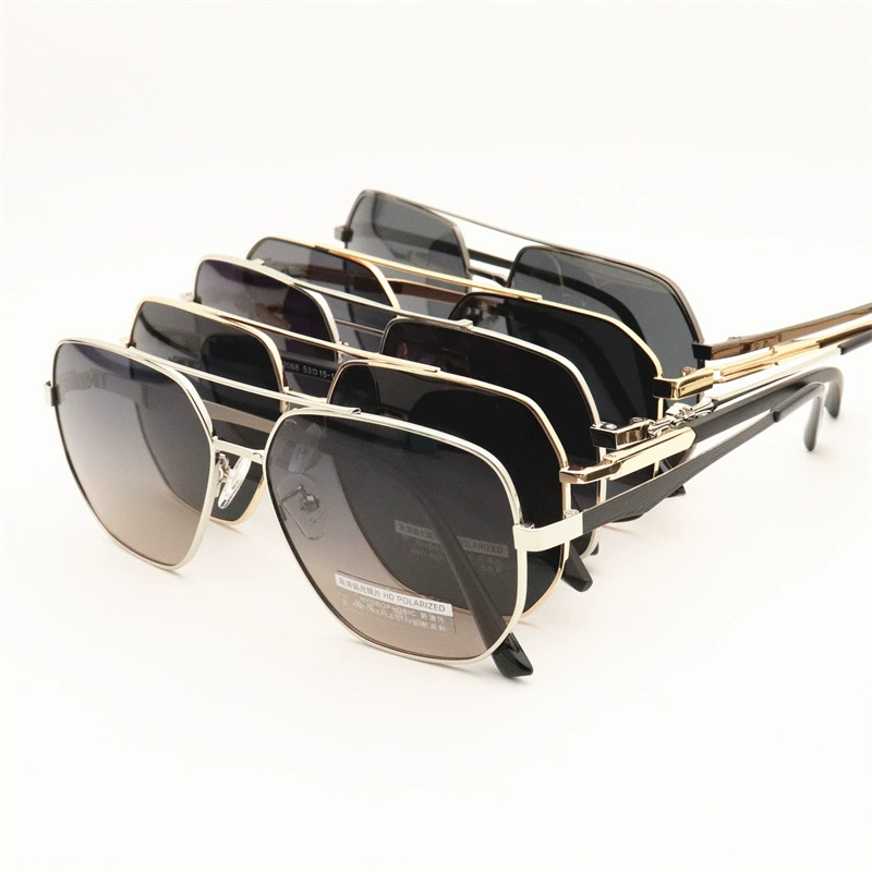 Men's quality metal sunglasses, glasses solar-powered, wholesale