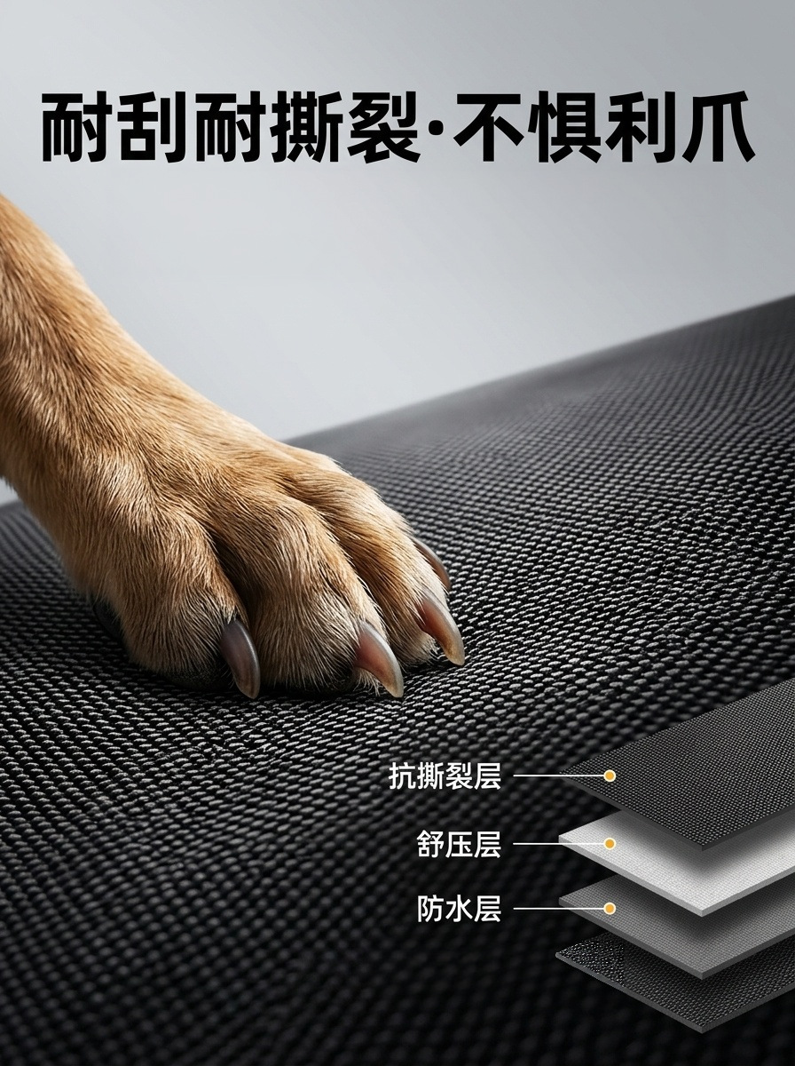 Car trunk pet mat, best-selling cross-border product, waterproof and dirt-resistant, car pet nest for large and medium-sized dogs