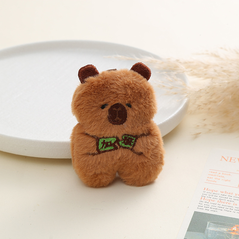 カピバラぬいぐるみブローチかわいいモルモットバッグ装飾アクセサリー子供服 DIY アクセサリー|undefined