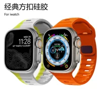 Силиконовый ремешок (совместим с Apple Watch) 38/40/41/42/44/45/46/49 мм — разные цвета