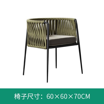 Mesa y silla al aire libre combinación patio ocio silla de caña comedor terraza silla al aire libre silla de cafeteria jardín silla de caña