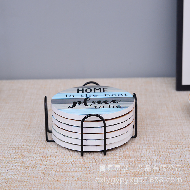 Cojín de café, posavasos de té, tapetes de madera, tapetes de aislamiento térmico, tapetes individuales, tapetes de té con patrón, juego de tapetes de aislamiento térmico