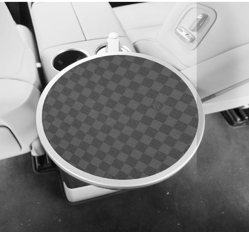 Ideal Wenjie Weilai Xiaopeng Xiaomi Car-Mounted Suspended Small Table Universal Dinner Plate Small Round Table Tea Tray Office Rotation