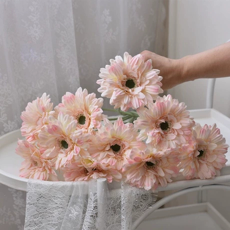 cao cấp fei zhou cúc fu lang hua fang zhen hoa lụa phòng khách fang sheng cắm hoa đồ trang trí gan hua zhi gan nhà ở trang trí nghệ thuật cắm hoa
