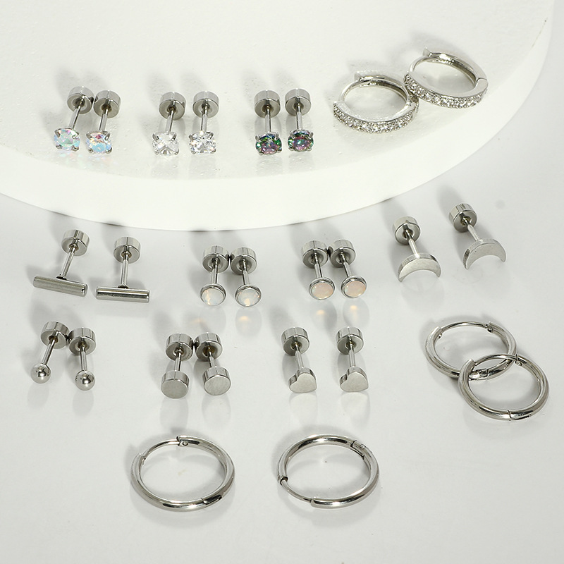 Labret piercing jewelry detail image