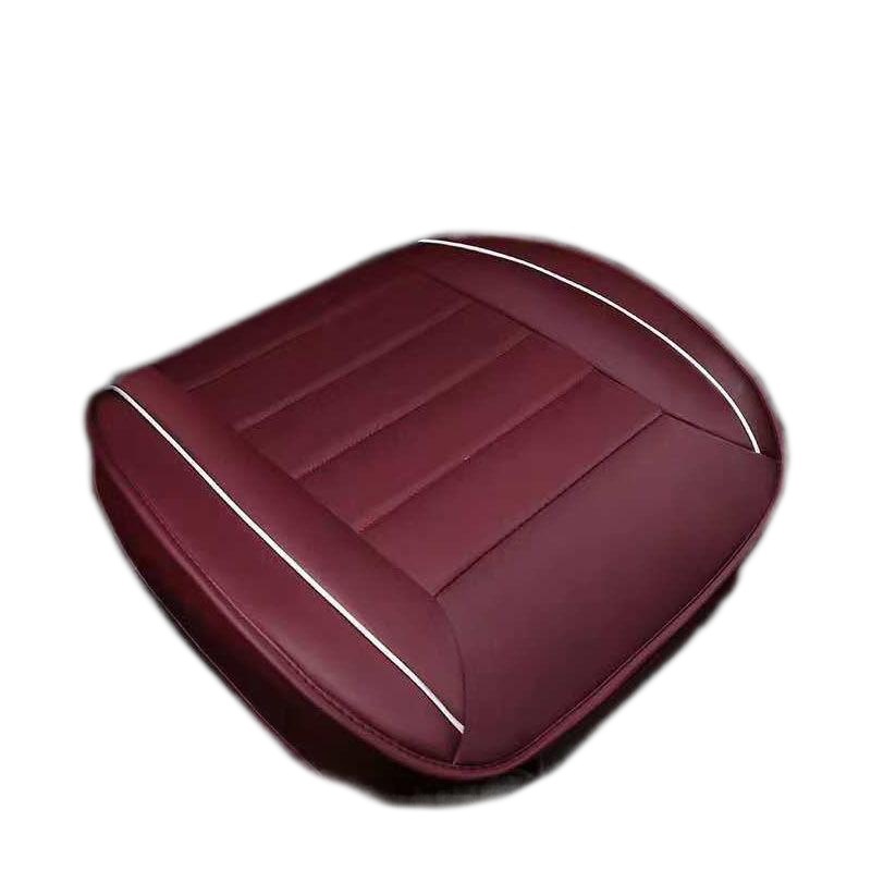 Car Seat Cushion, Universal for All Seasons, Accessible Luxury and High-End Nappa Leather Five-Seater All-Inclusive Backless Single Seat Three-Piece Set