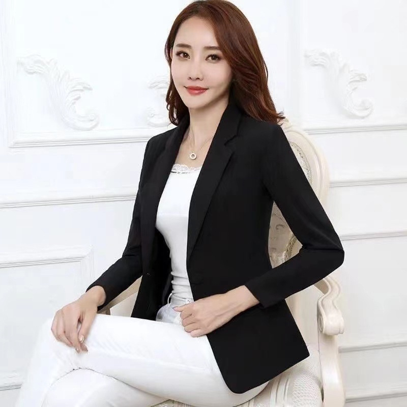 Small Suit Jacket Women's Spring and Autumn Women's Suit Korean Style 2024 New Korean Style Casual Slim Fit Top Women