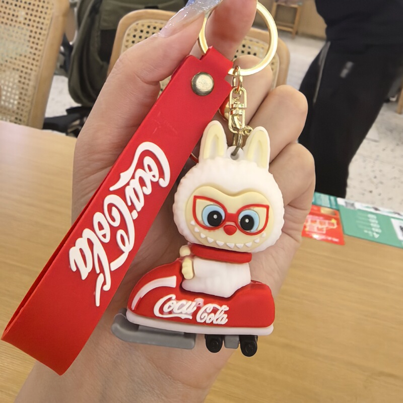 跨境拉布布可爱系列钥匙扣创意公仔坐姿汽车背包挂饰地摊礼品批发|undefined
