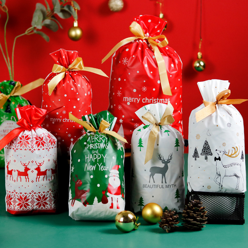 ハロウィーンキャンディー包装袋クリスマス雪花クッキー袋牛圧延糖引き紐ポケットメーカー直販|undefined