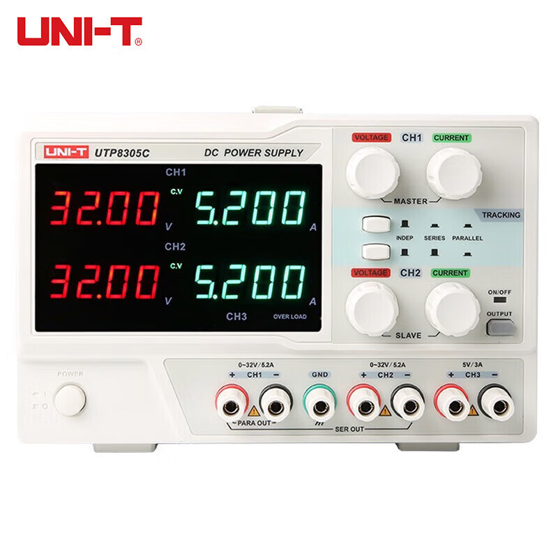 优利德（UNI-T）UTP8305C线性直流电源高精度三通道数显直流电源