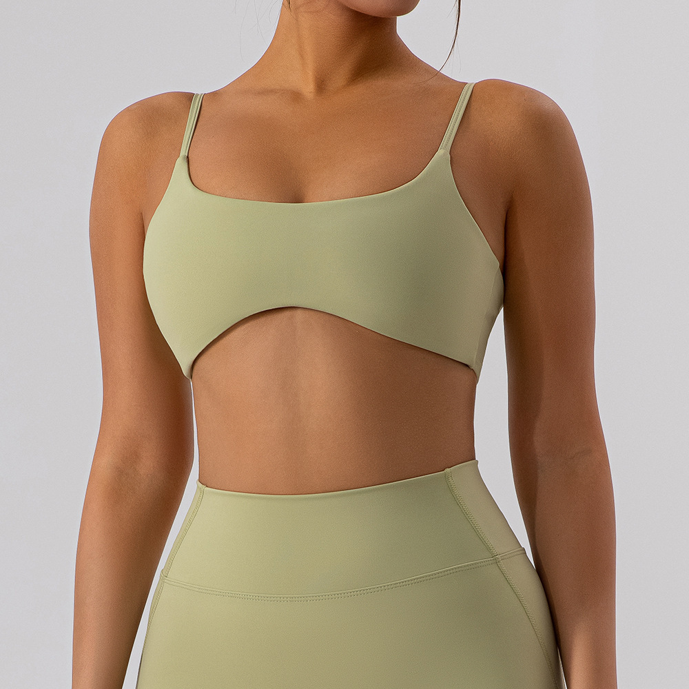 Europa y Estados Unidos sujetadores de yoga ajustados de espalda desnudos ropa interior deportiva de secado rápido pilates ropa de ejercicios chaleco chaqueta mujer