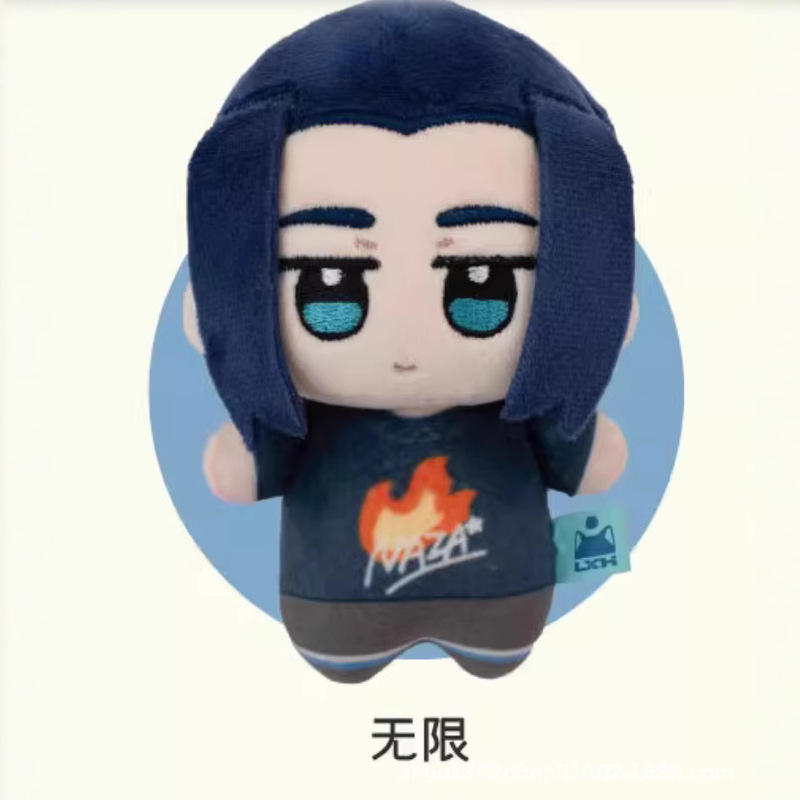 Hot-Selling Luo Xiaohei Zhanji Movie Merchandise 10cm Plush Dolls Humanoid Toys Birthday Gifts Cartoon Peripherals