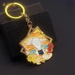金属钥匙扣定制国潮卡通IP景区文创礼品烤漆随身钥匙个性挂饰定做