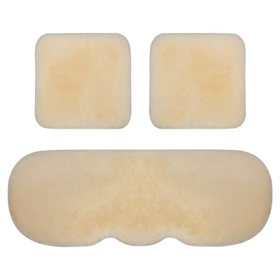 Backless Single Piece Single Cushion Square Wool pad