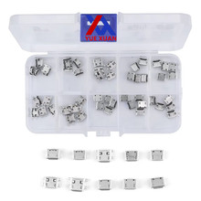 50PCS/100PCS USBĸ ȫͭ Micro-USB 5P 10USB