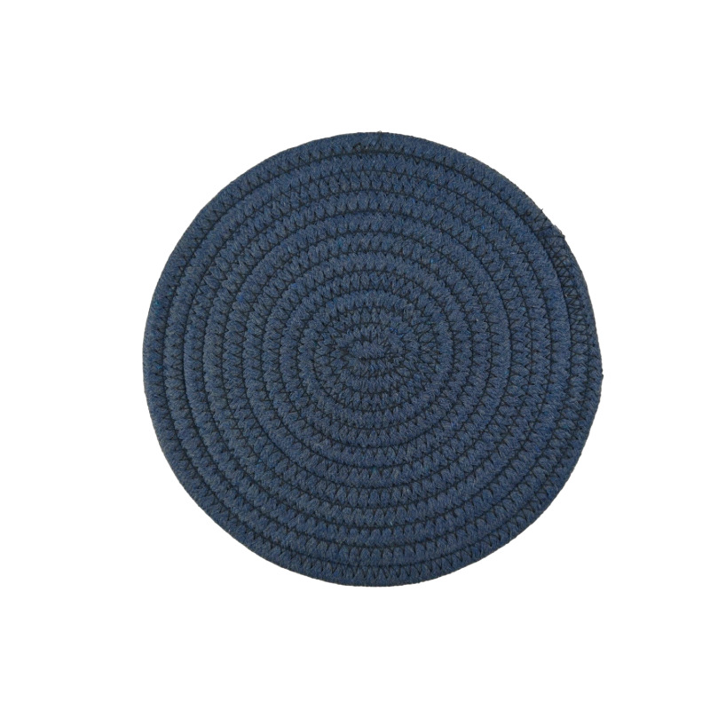 almohadilla de mesa aislante simple almohadilla de taza multifuncional almohadilla de disco tejido almohadilla de aislamiento térmico hogar almohadilla de aislamiento térmico de comedor occidental
