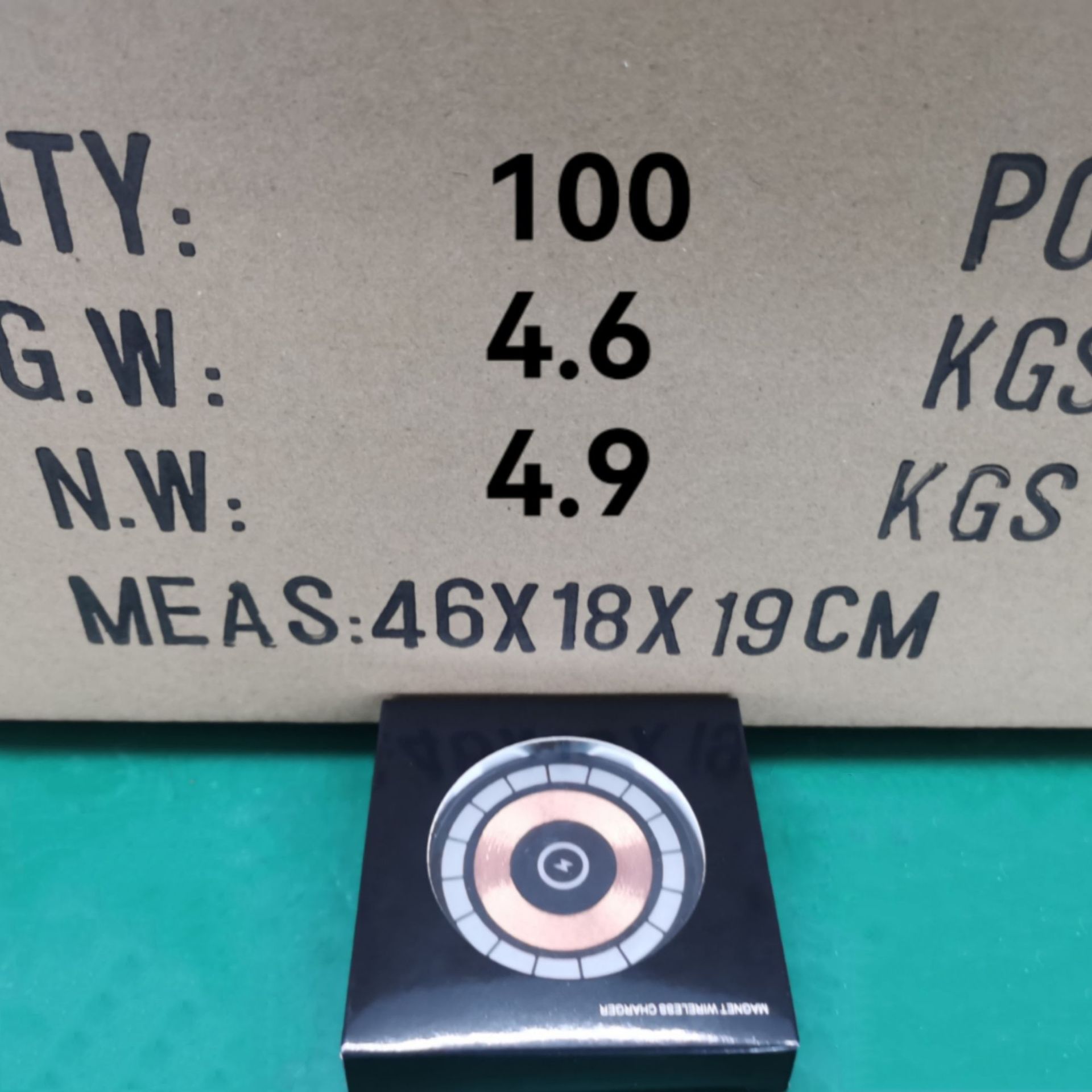 Cargador inalámbrico magnético de disco i12 Magsafe15W cargador inalámbrico magnético de carga inalámbrica