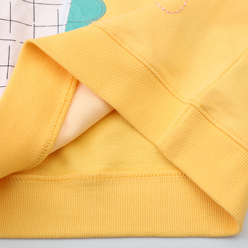 2023 otoño nueva ropa para niños pequeños y medianos niños y niñas suéter manga larga cuello redondo Jersey bebé camisa de fondo envío al por mayor