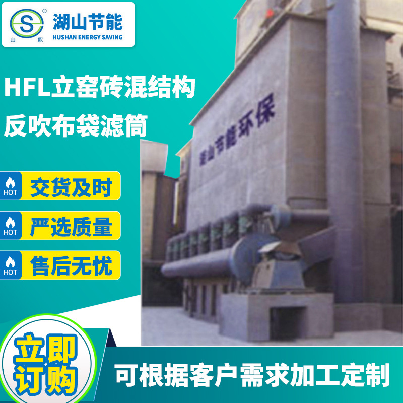 供应 工业用除尘器 HFL立窑砖混结构反吹布袋滤筒 除尘器