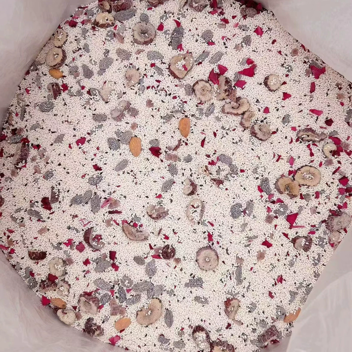 Крахмал из корня лотоса напиток Чонг оптом корень лотоса крахмал пищевой заменитель каша лотоса миндальная роза красная финиковая гайка крахмал из корня лотоса фиолетовый сладкий картофель