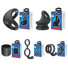 百乐狂牛硅胶阻复套环男用外用阴茎环物理锁紧环情趣性用品210249