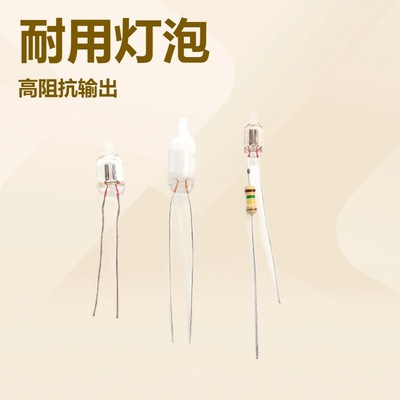 厂家供应氖泡设备指示灯电子电源开关灯泡按钮灯泡仪表高压长寿命|ms