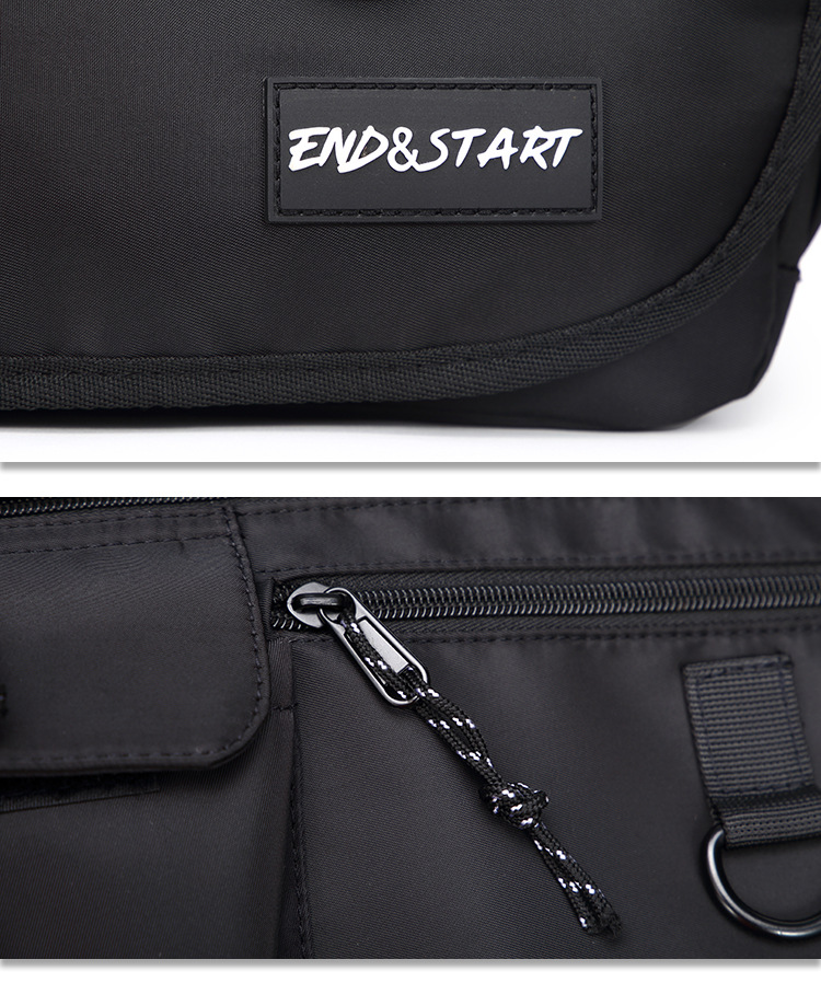 Ανδρική τσάντα ώμου Messenger Casual από καμβά, με χιαστί φερμουάρ, μεγάλης χωρητικότητας, για άνδρες, διαγώνιος, σακίδιο πλάτης_voghion.com