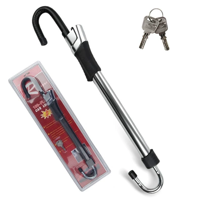 Car Steering Wheel Lock, Retractable Car lock - pedal-hook-lock-retractable