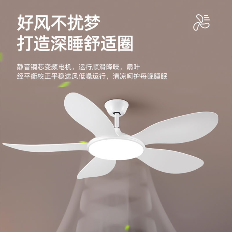 北欧现代大风力吊扇吸顶风扇灯2025新款客厅家用餐厅电扇风扇吊灯|undefined