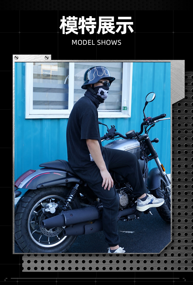 German soldier helmet Harley retro half helmet motorcycle helmet summer 3C certification scoop helmet cruise car four seasons