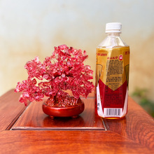 黄水晶摇钱树摆件大招财宝树树家居创意酒柜家装饰品客厅电视柜