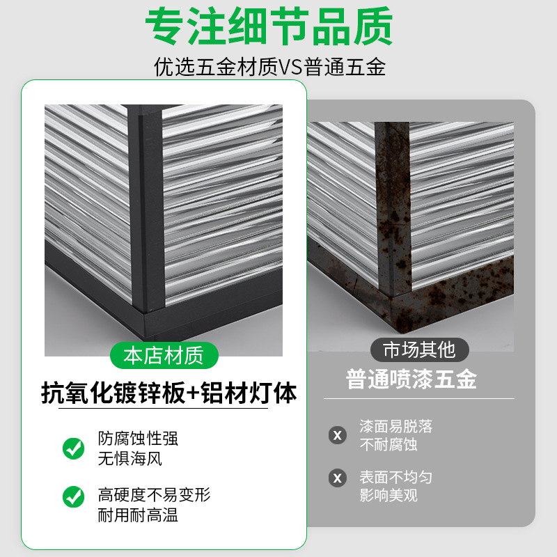 Impermeable solar al aire libre patio al aire libre lámpara de cabeza de columna de inducción LED vidrio de aluminio chino paisaje jardín lámpara de pared