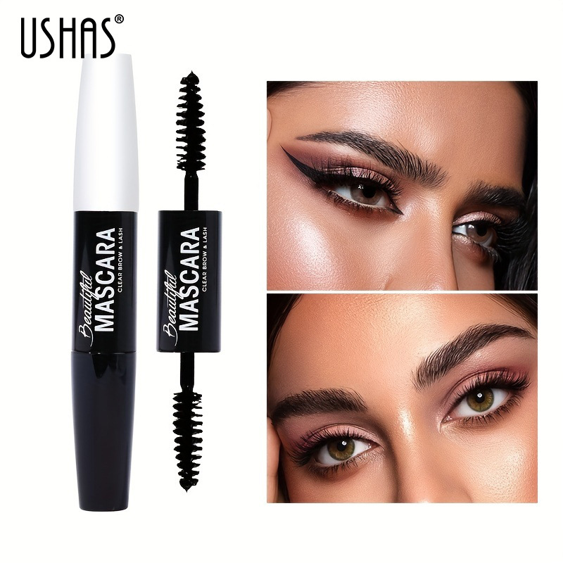 USHAS transfronterizo explotador spot rímel largo impermeable grueso no se desborda, estilo duradero no se quita el maquillaje