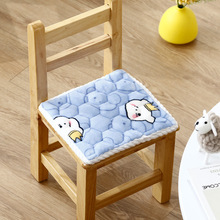 儿童椅子坐垫幼儿园小板凳毛绒宝宝椅垫小垫子学生教室屁股垫软垫
