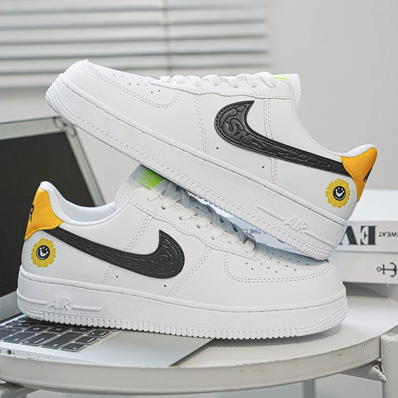 Air jordan, Nike Air Force 1, low footwear, white shoes, sneakers