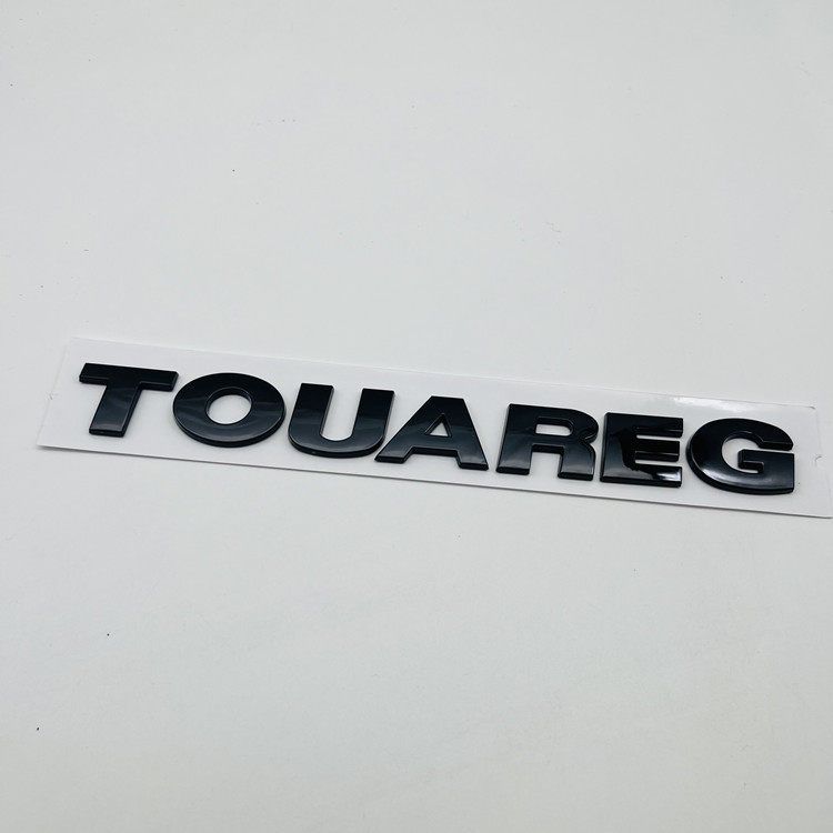 Volkswagen Touareg Car Logo Modification V6 Rear Emblem Touareg V8 Logo Displacement Tdi English Letter Sticker