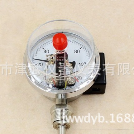 天津八厂WSSX-481万向电接点双 中环天仪金属温度计 津天盘式温度